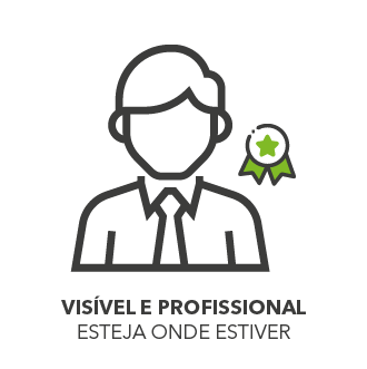 Visível e Profissional esteja onde estiver