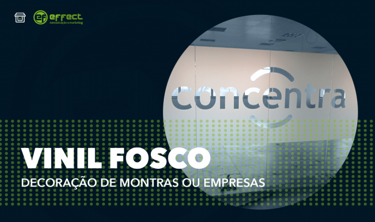 Vinil Fosco para decoração de montras e empresas