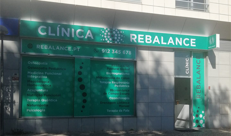 Decoração Empresas - Clinica Rebalance 