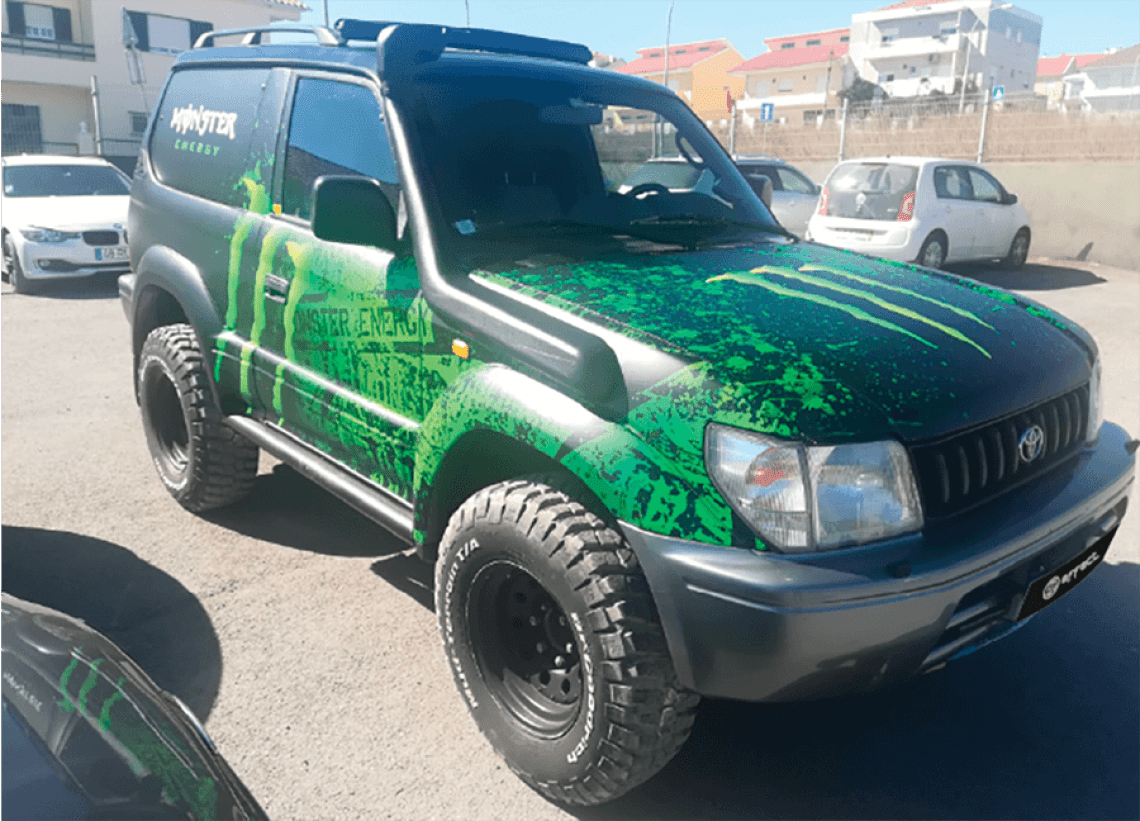 Decoração Total Criativa - Monster Energy
