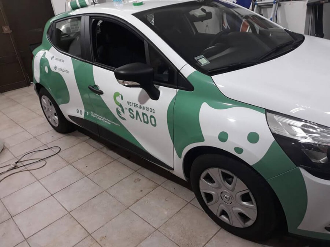 Decoração Carro Parcial - Veterinários do Sado