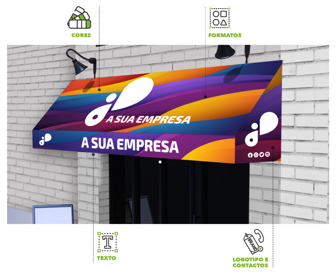 elementos fundamentais reclamos luminosos